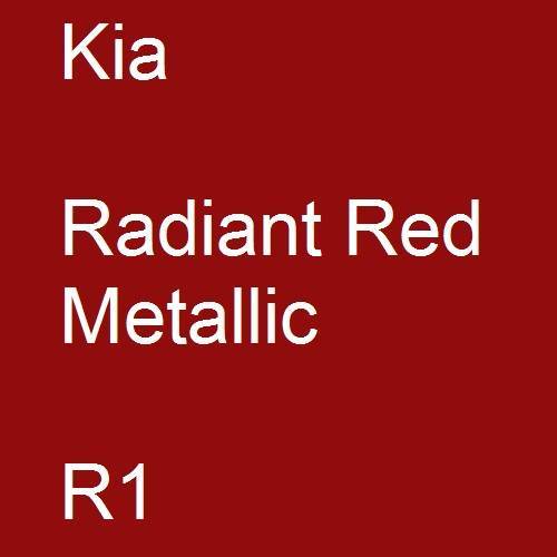 Kia, Radiant Red Metallic, R1.